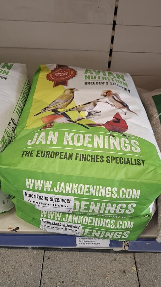Diverse vogelvoeders van Jan Koenings
