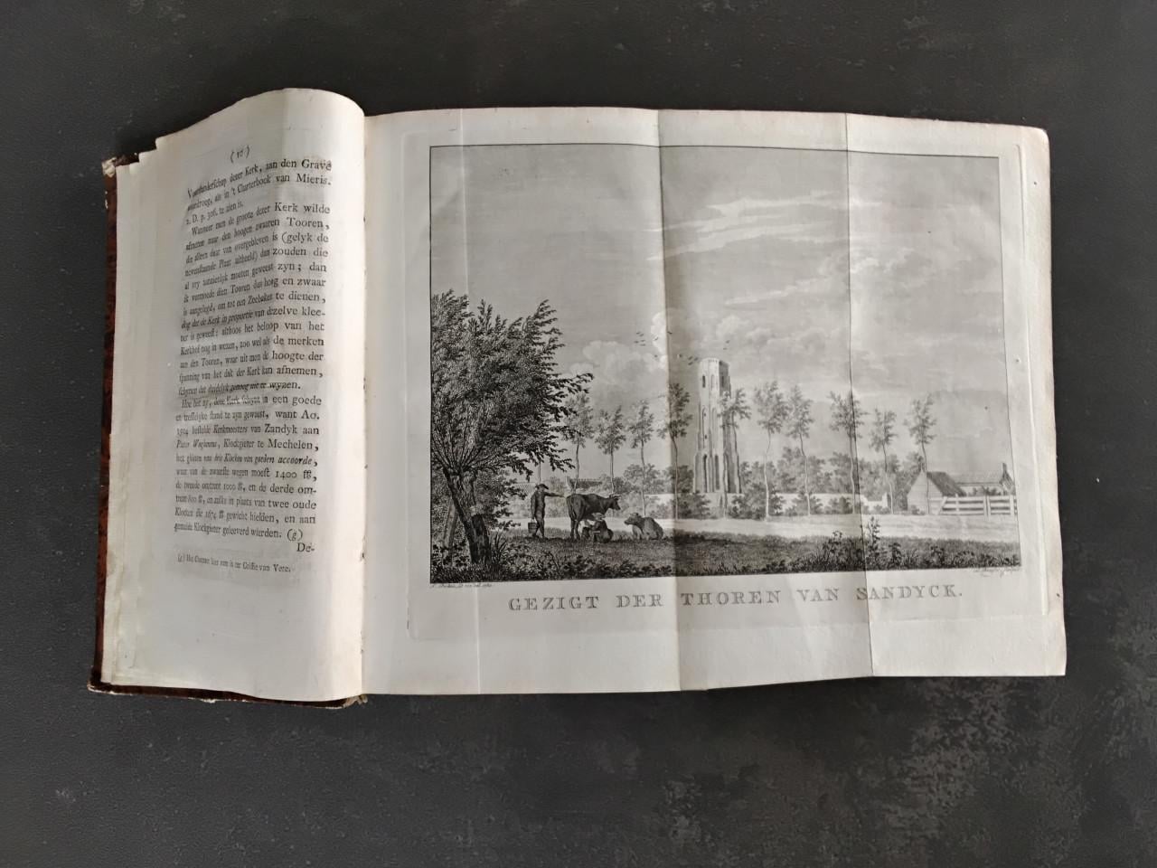 Boekwerk Zeeuwse oudheden Walcheren Ermerins jr 1780