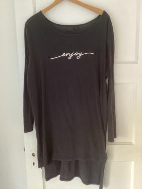 Lang blauw shirt zgan