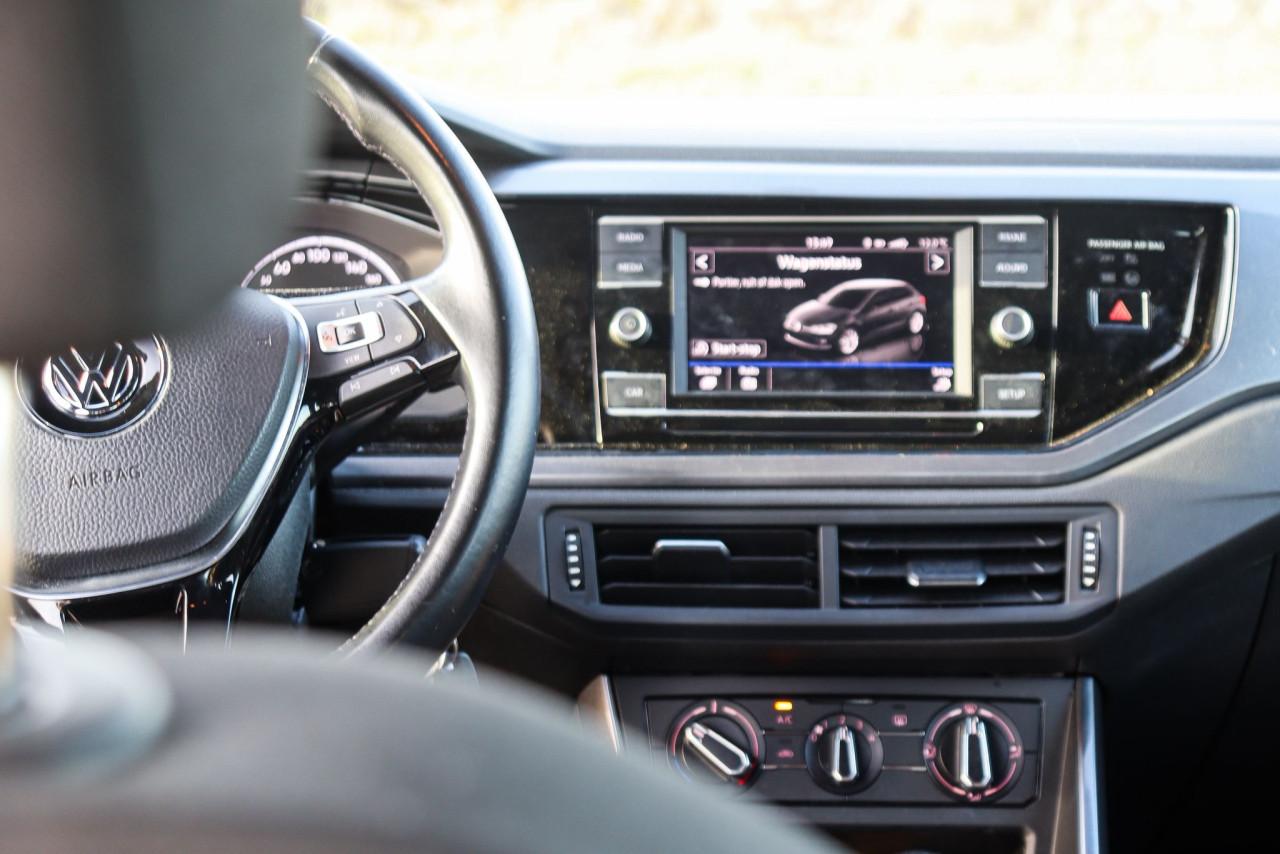 Sportieve vw polo uit 2018 met CarPlay
