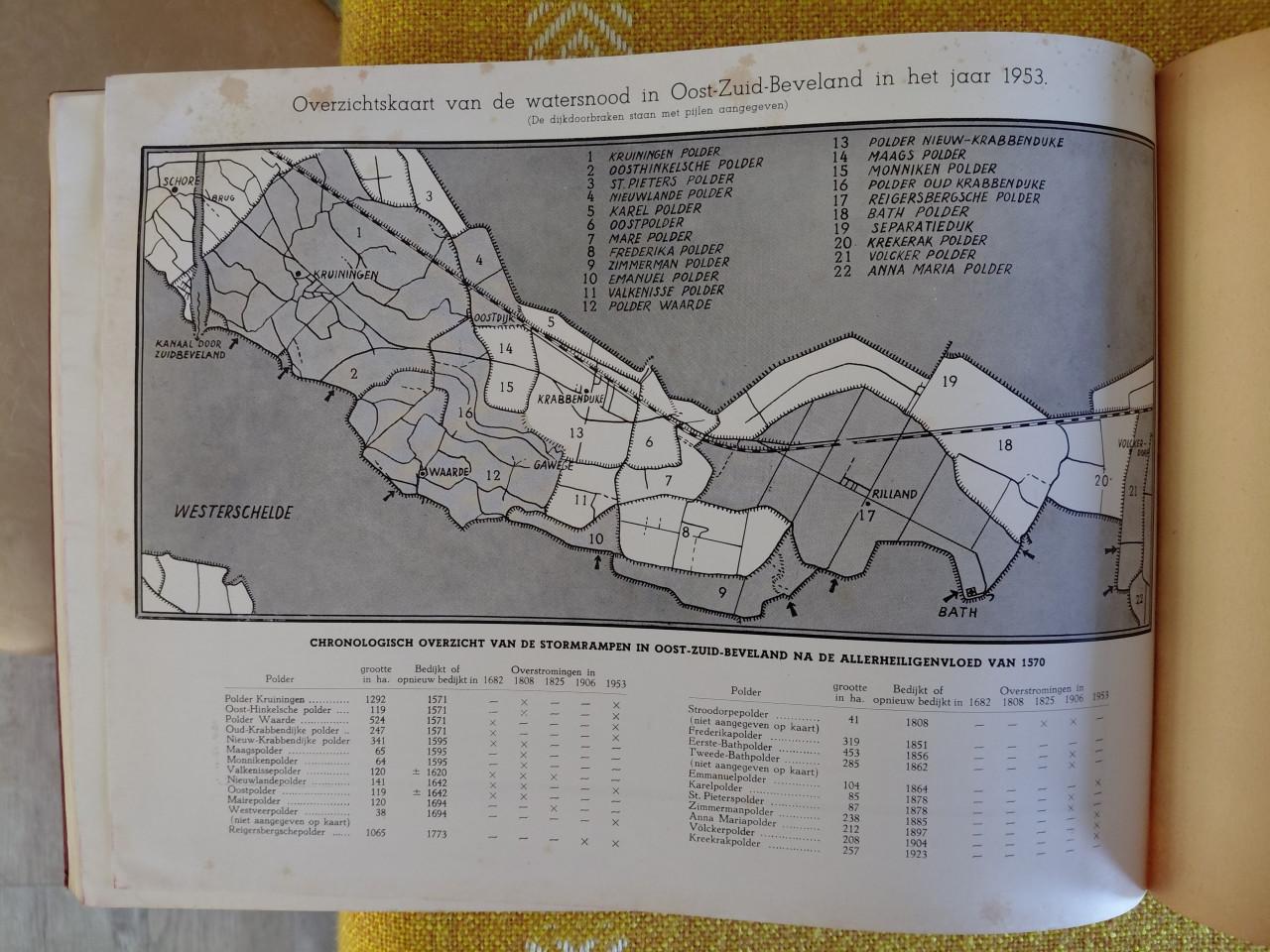 Gedenkboek van de watersnood in Oost-Zuid- Beveland 1953