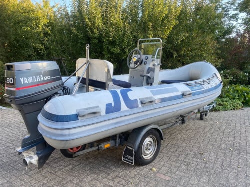 Jokerboat clubman 16 Rib 470L 90pk Yahama pega geremde trailer