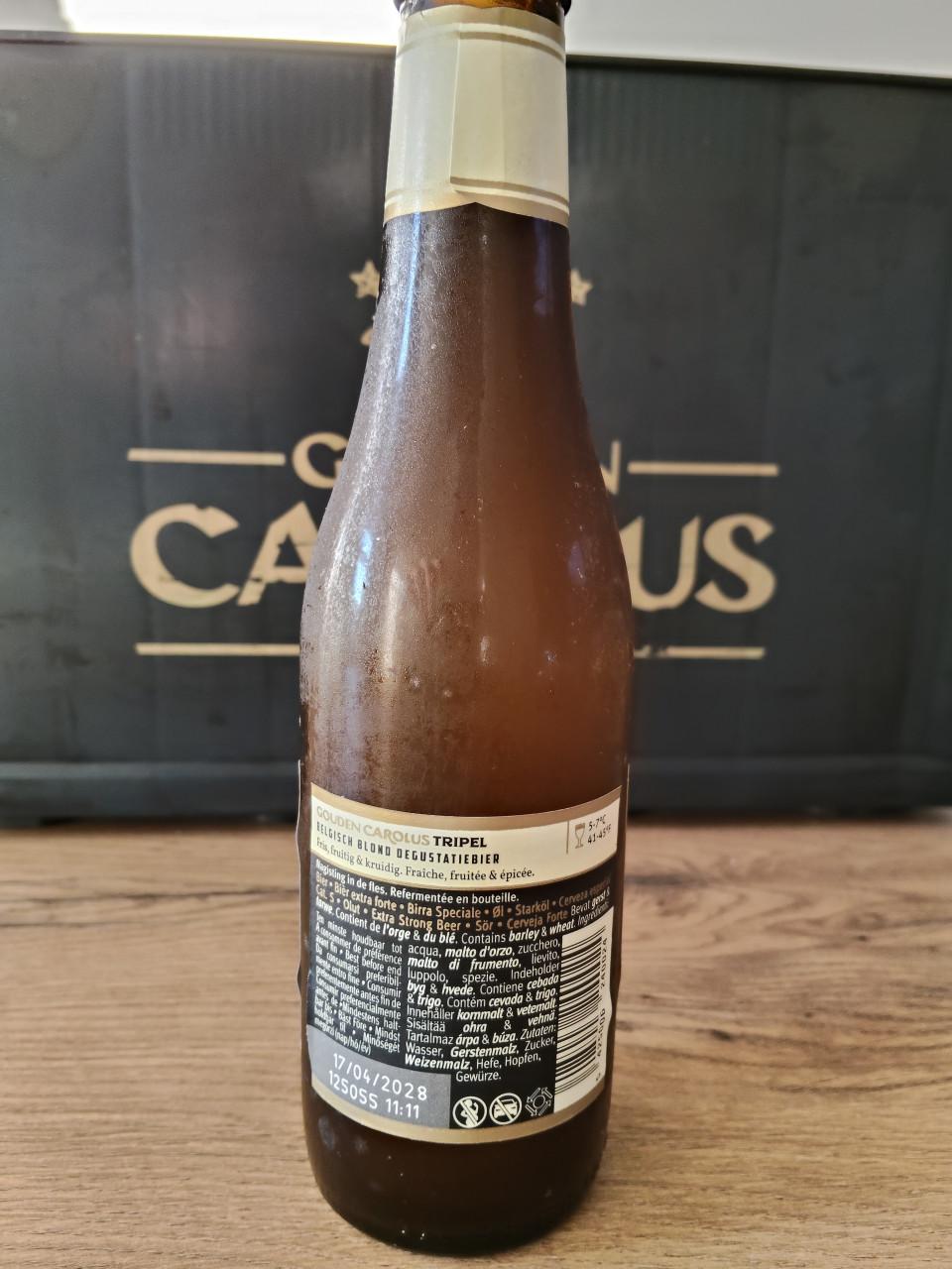 Krat Gouden Carolus Tripel 33cl speciaalbier