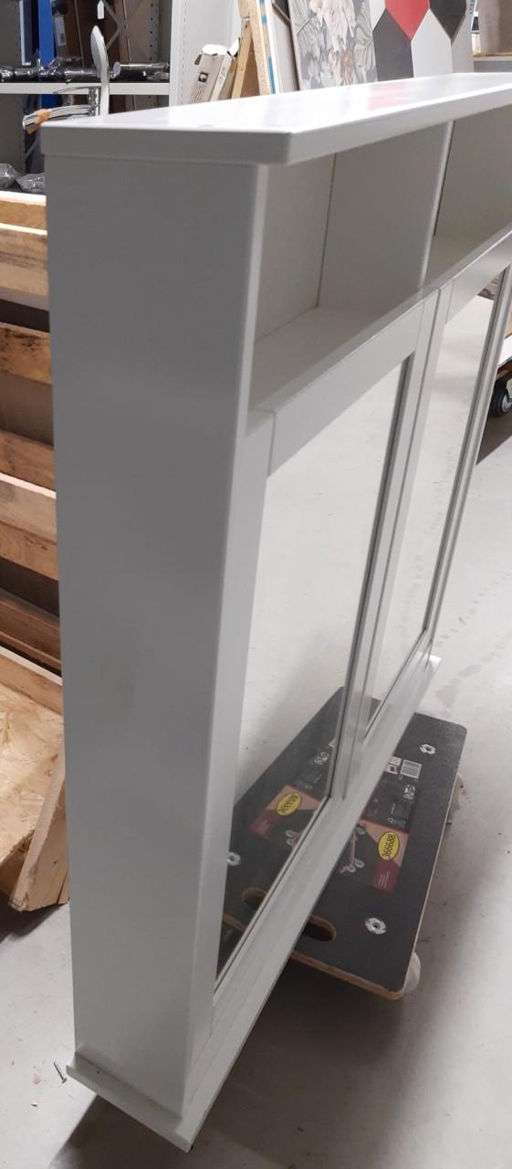 Ikea Hemnes spiegelkast, 103x16x98 cm, wit
