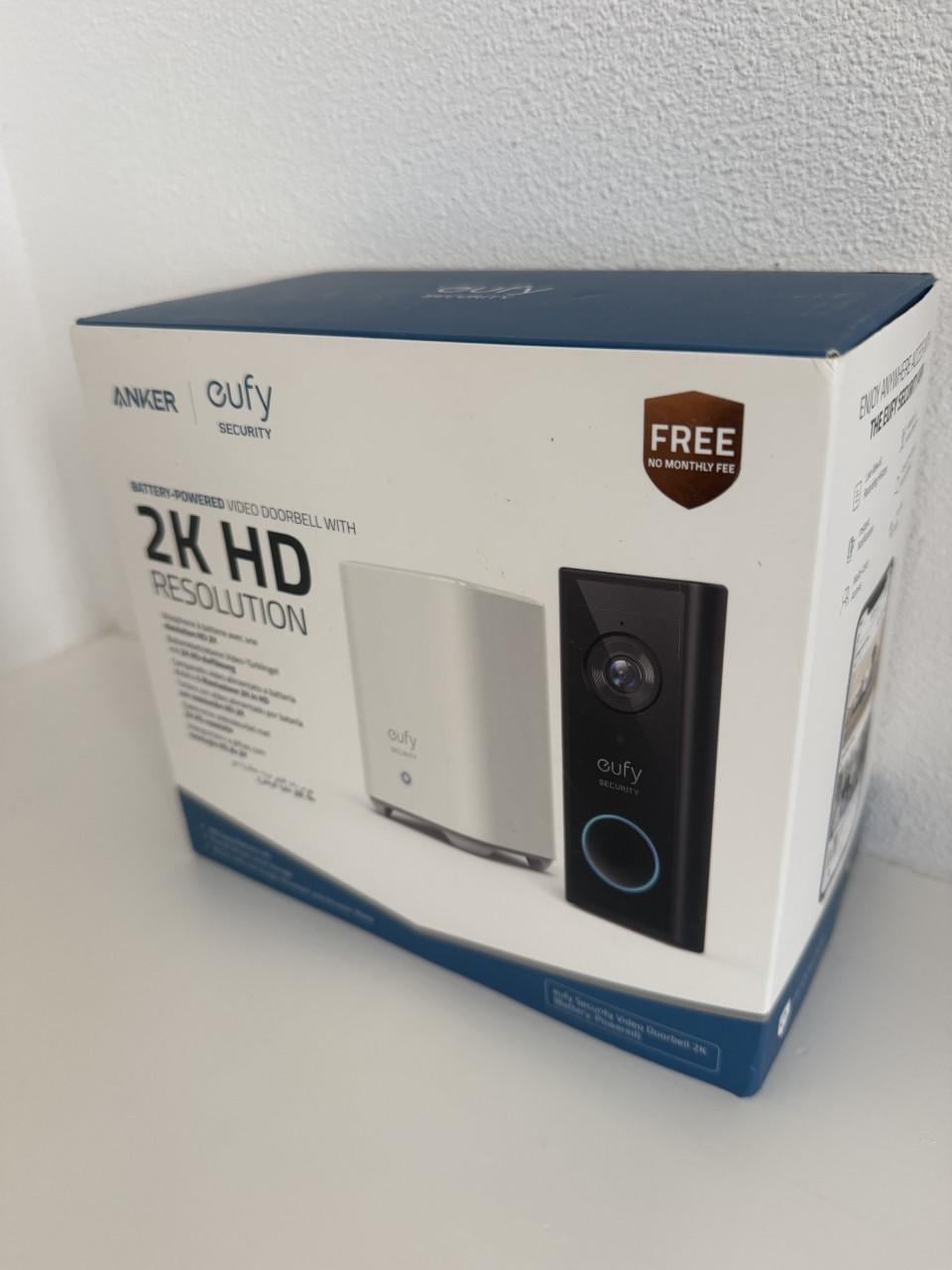 Eufy Videodeurbel 2K met Homebase