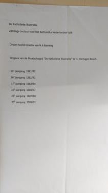 Katholieke Illustratie, 1881-1902  Gratis