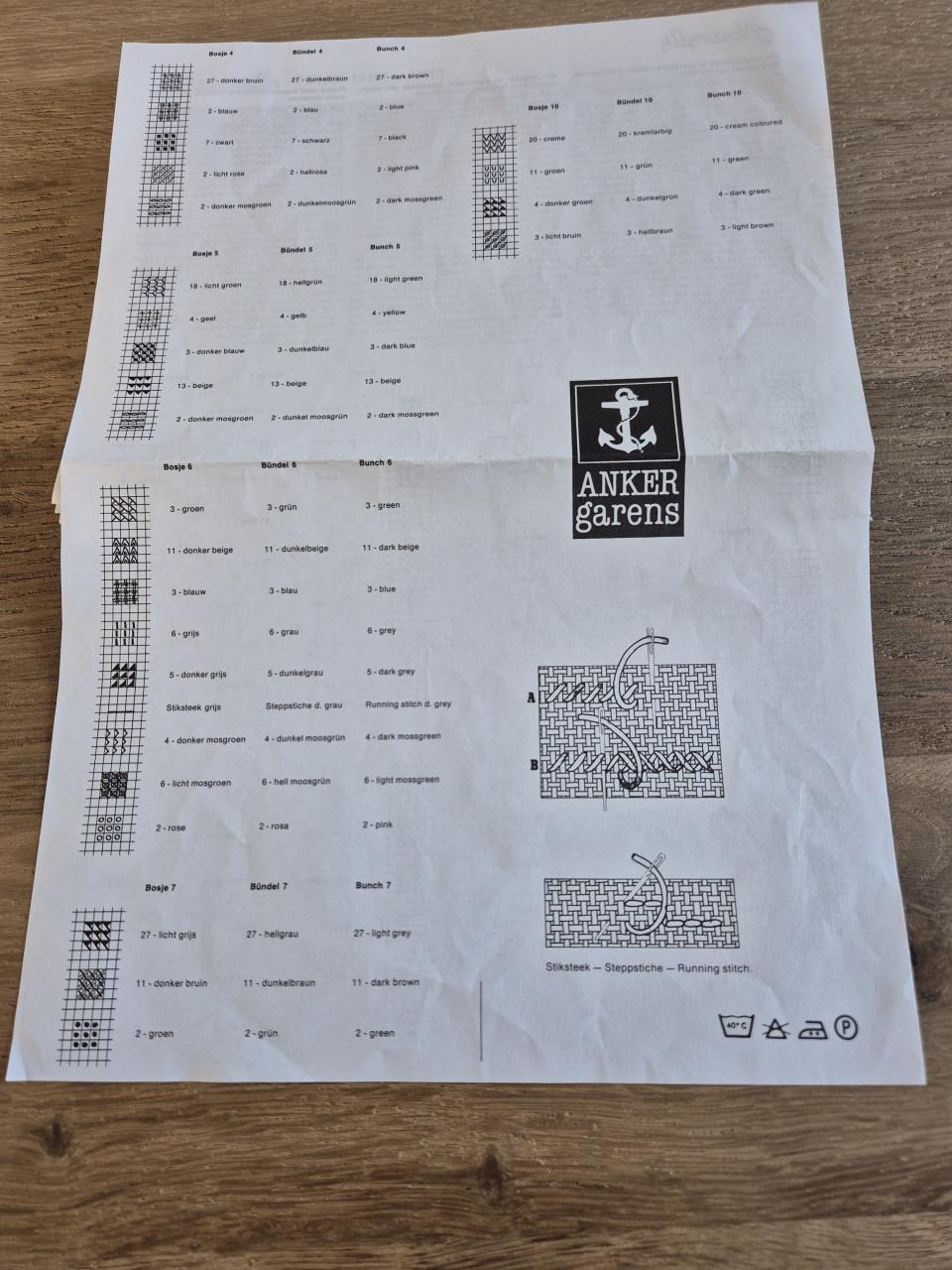 Borduurpakket de schelpenvisser