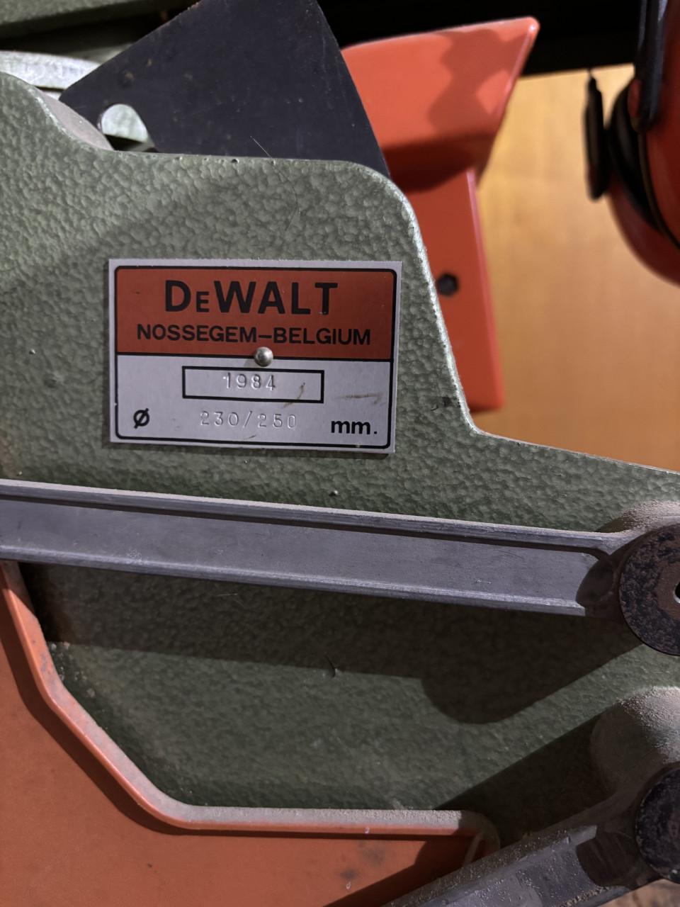 Dewalt DW125 afkortzaag/radiaalzaag