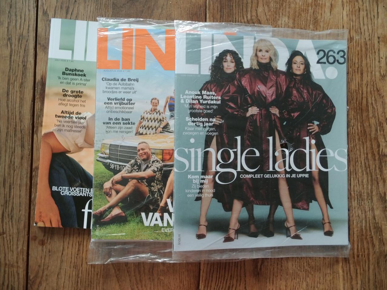 3 Linda's, juni-juli en augustus 2026.