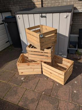 Houten kratjes