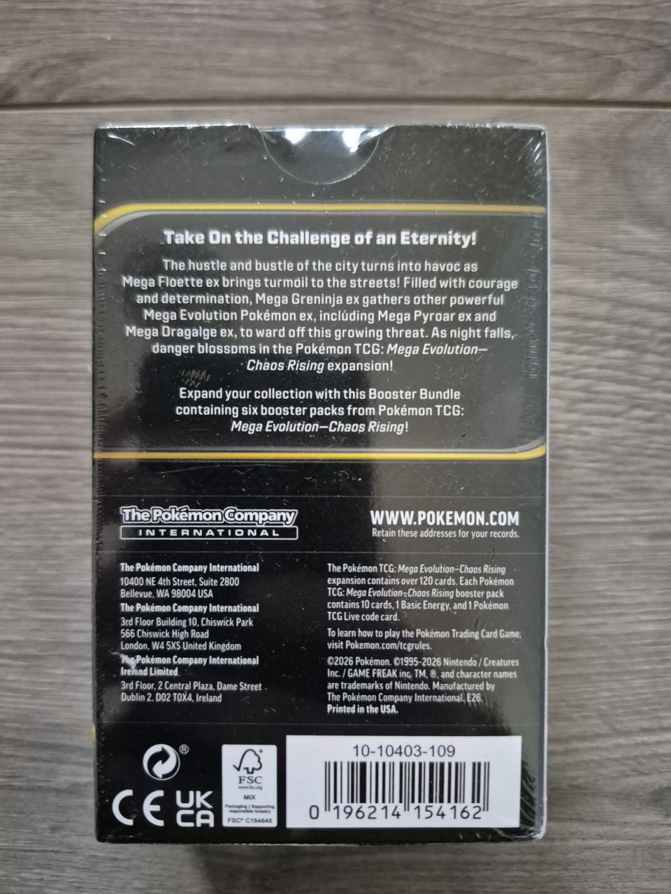 Pokemon Booster Bundle Chaos Rising