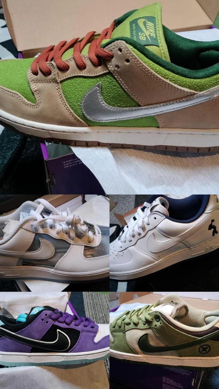 Te koop 48 paar schoenen collectie Nike Timberland nieuw