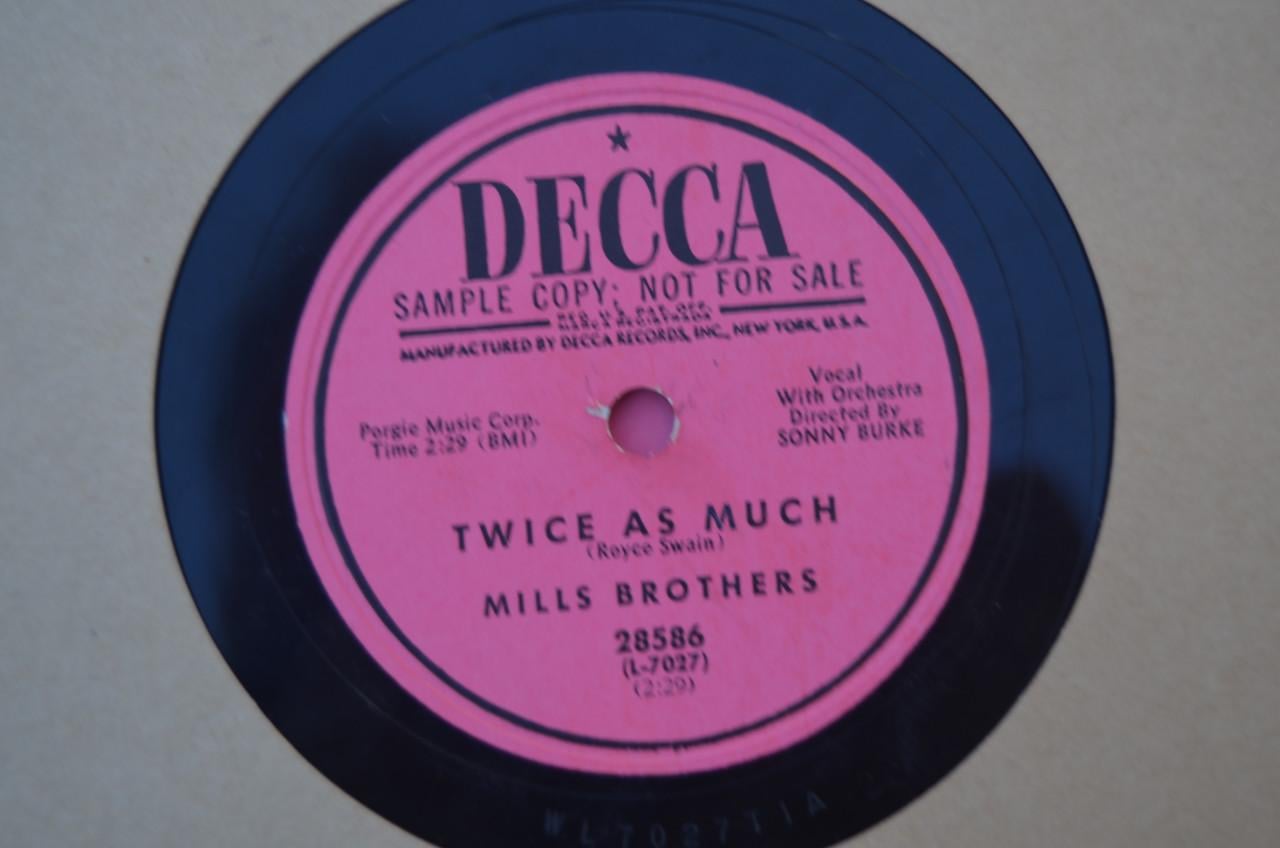 WIBW - The voice of Kansas radio album - Mills brothers
