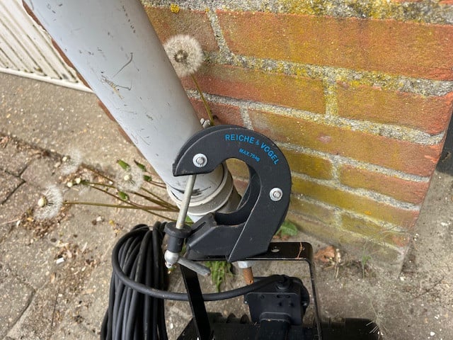 4 Bouwlamp Spider 1000-80, IP 65 met ophanghaak Reiche & Vogel