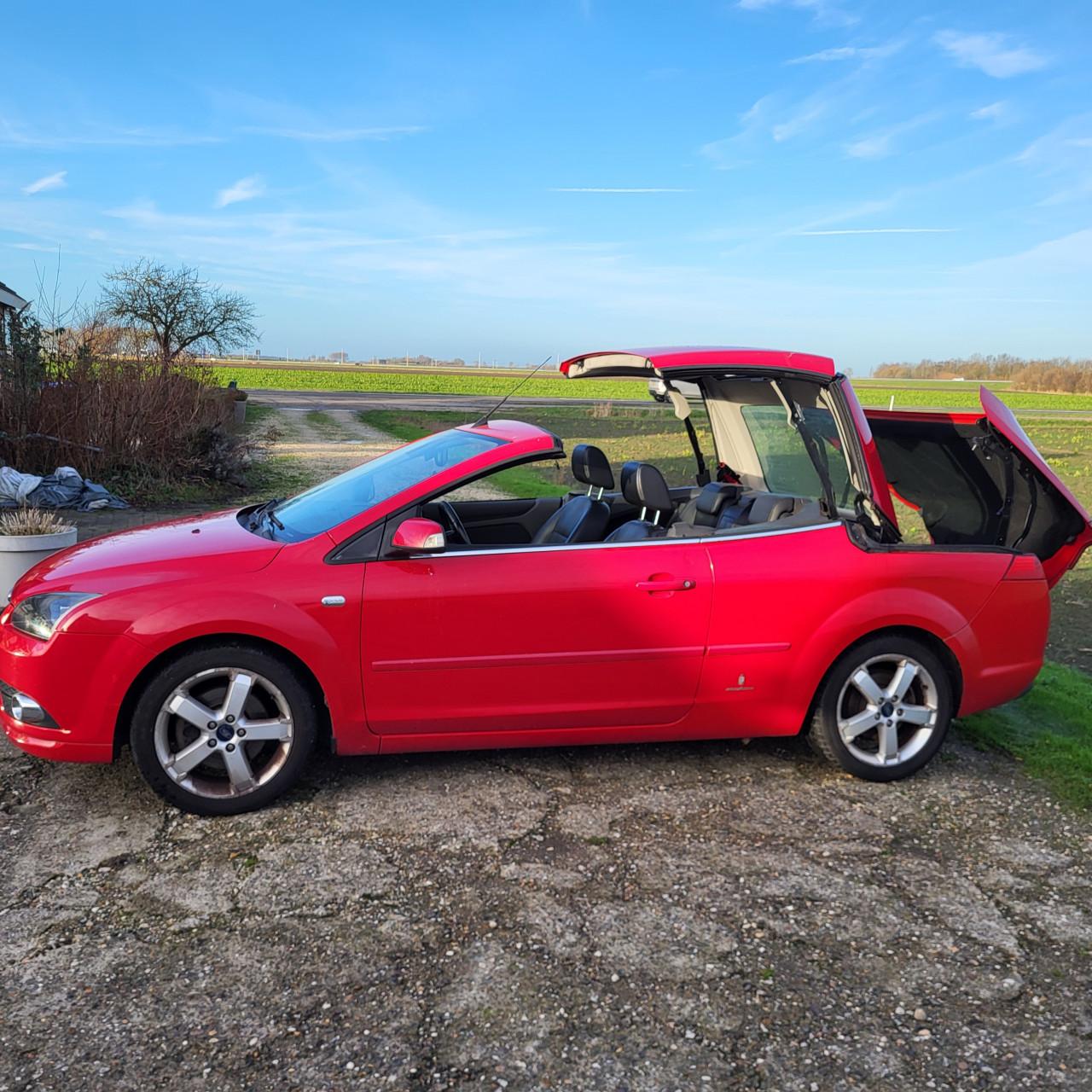 Rode Ford Focus CABRIO (hard top)