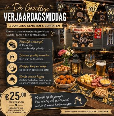 Verjaardag vieren?