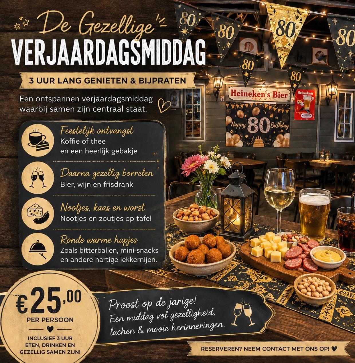 Verjaardag vieren?