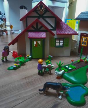 Play mobil boswachter huis etc