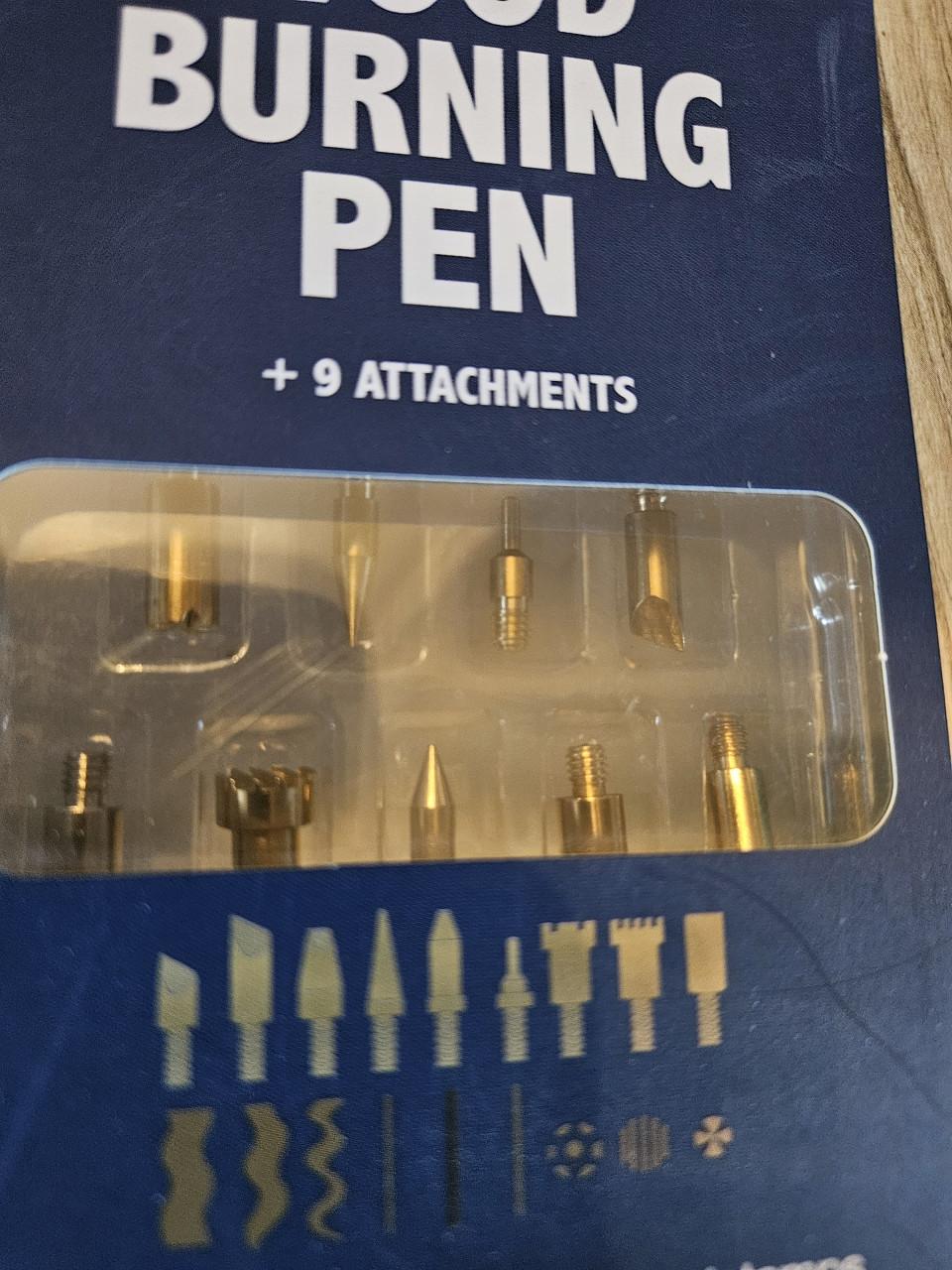 Nieuwe Houtbrandpen Set met 9 Opzetstukken - AVEC
