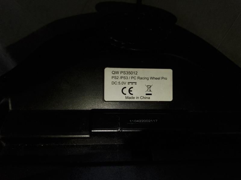 Stuur met Gaspedaal - Qware-PS2 en PS3