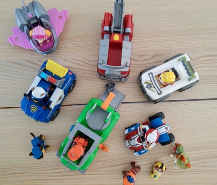 Mooie set Paw Patrol voertuigen