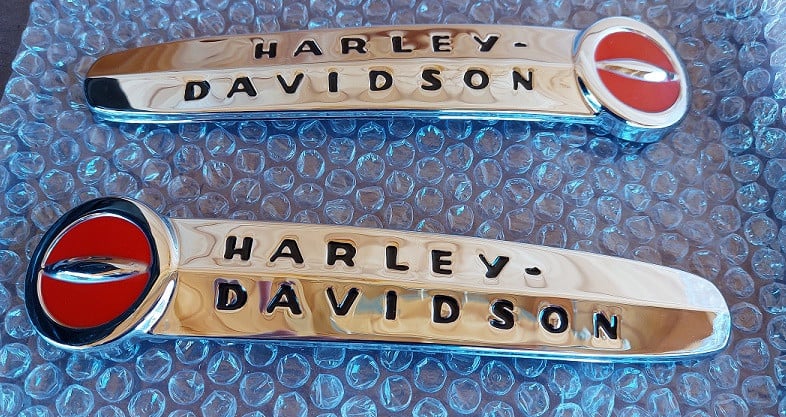 Harley Davidson Metalen Tankemblemen