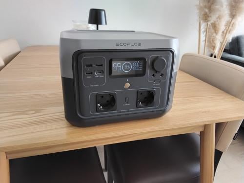 Ecoflow powerstation en zonnepaneel