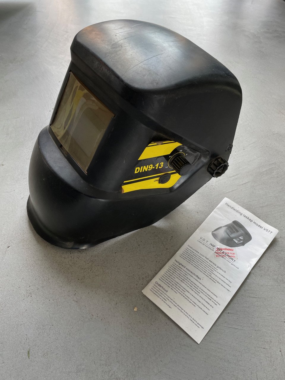 Automatische lashelm