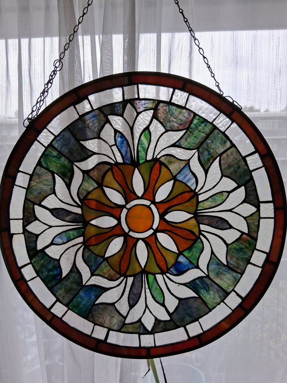 Tiffany style glas in lood zonnevanger