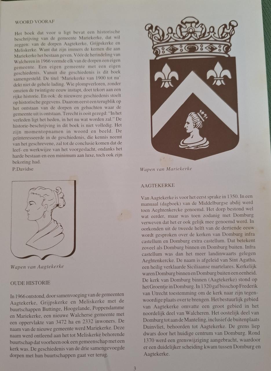 Mariekerke van 1900 tot nu, door P. Davidse