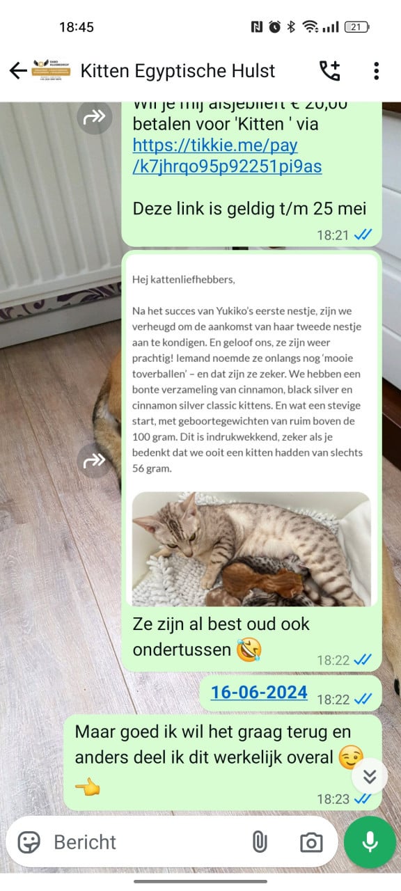 Niet zomaar aanbetalen zonder ze te zien👈😎