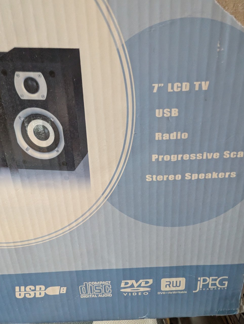 Compacte stereo set met usb mp3 cd beeldscherm