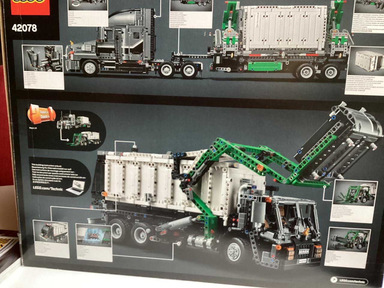 Lego Technic set 42078 Mack Anthem, in nieuwstaat, 1x gebouwd.