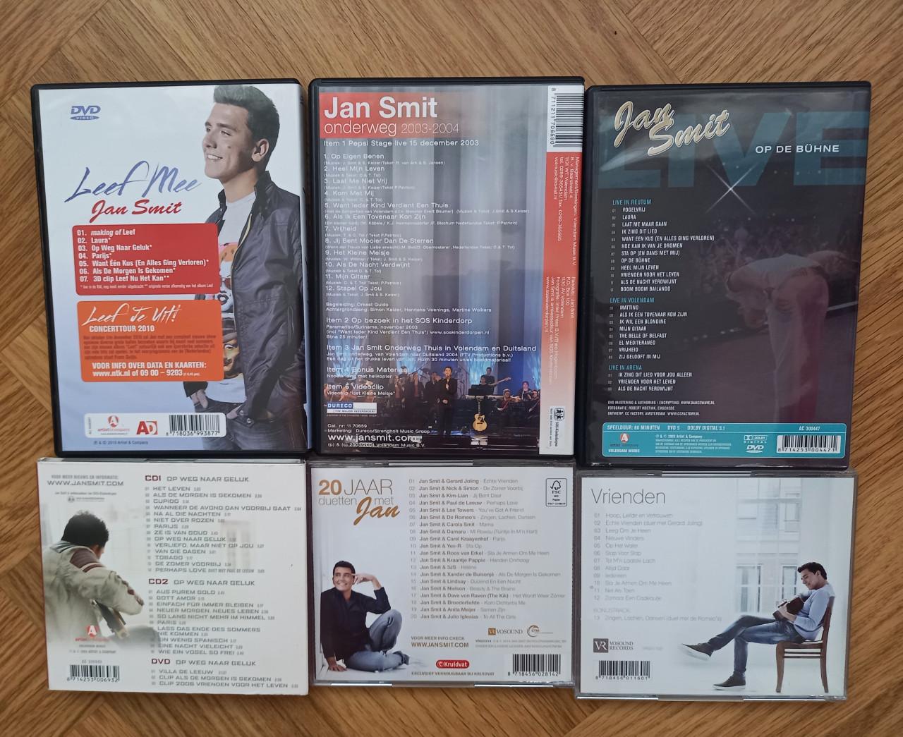 Jan Smit dvd 3x cd 3x