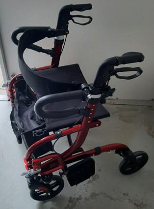 Rollator-rolstoel