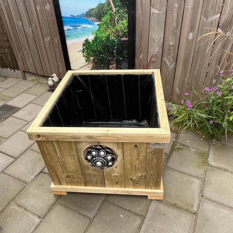 Zeeuwse knop bloembakken projecten ter inspiraties L85 x B85 x H75