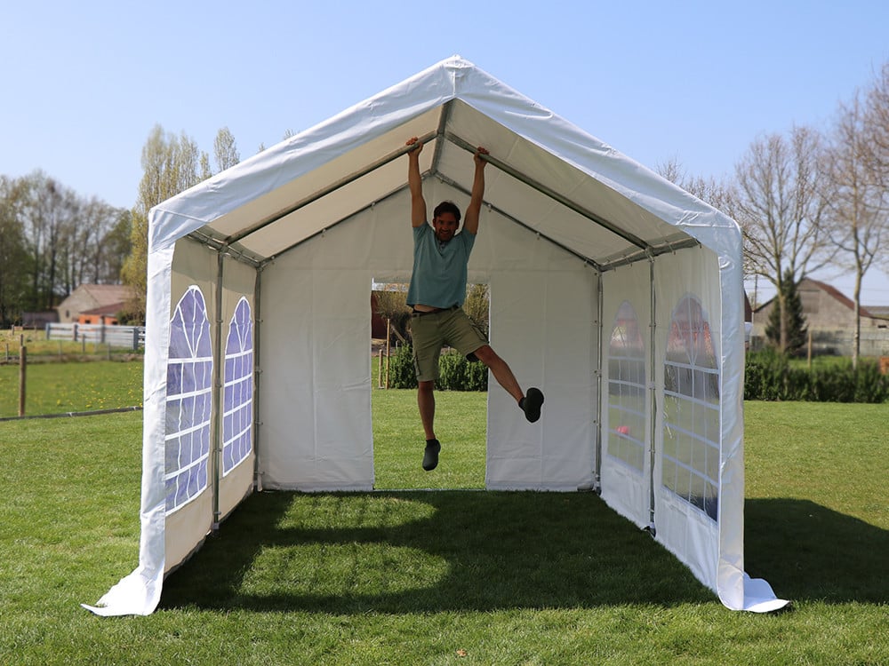 PVC Partytent 3 x 4 met stevige buisconstructie