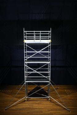 Steiger te huur aluminium rolsteiger