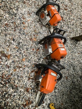 3x Stihl kettingzaag MS261 MS361 en MS460