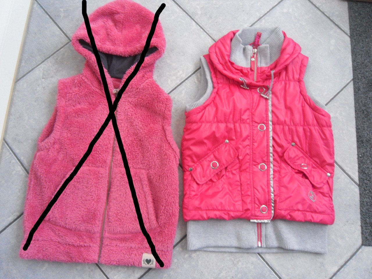 ROSE BODYWARMER MET GRIJS 158