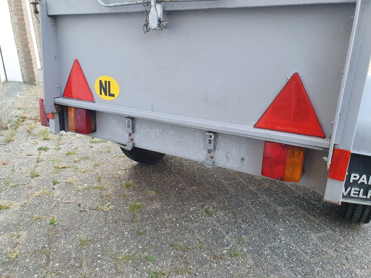 Bagagewagen aanhanger met deksel afsluitbaar