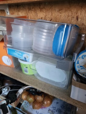 Plastic doosjes met deksel
