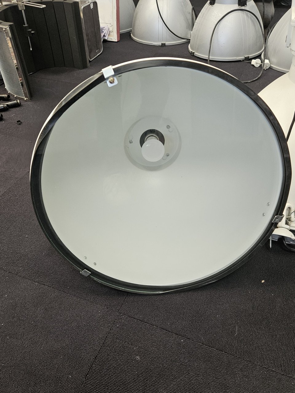 Set Industriële witte hanglampen