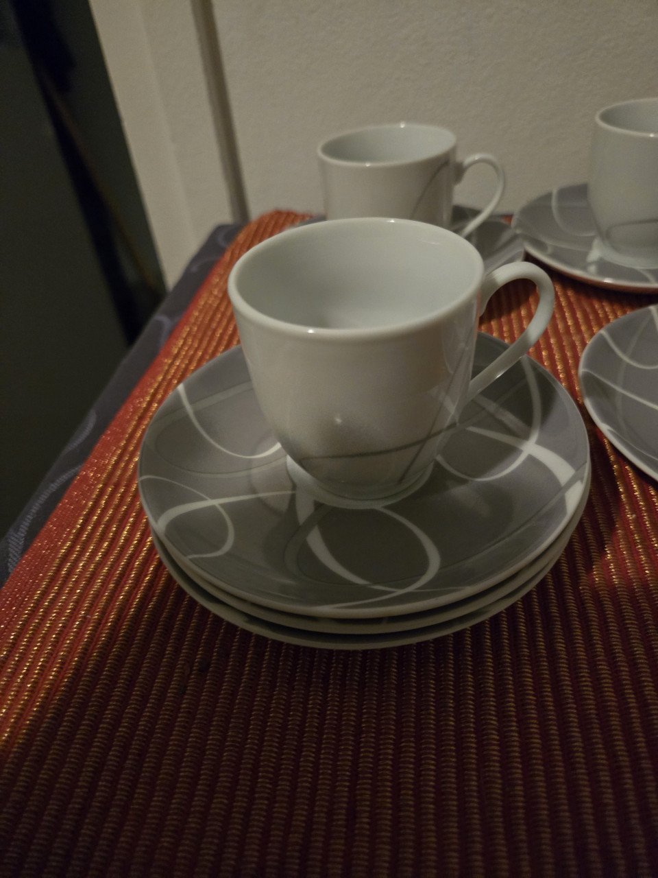 Set van 4 kop en schotels (6) Espresso van het merk Steinbach