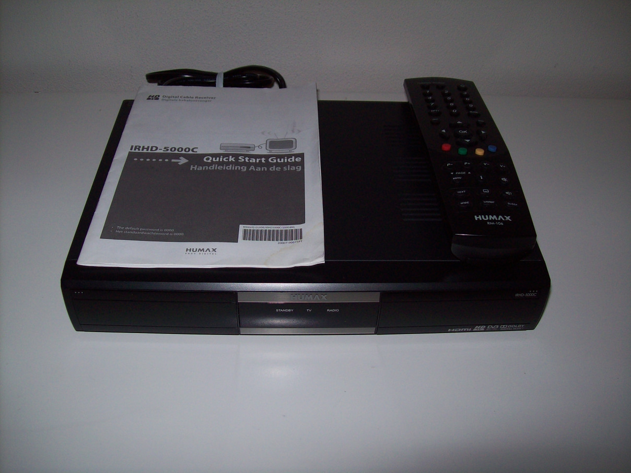 HUMAX 5000c FULL HD DECODER COMPLEET 15 €