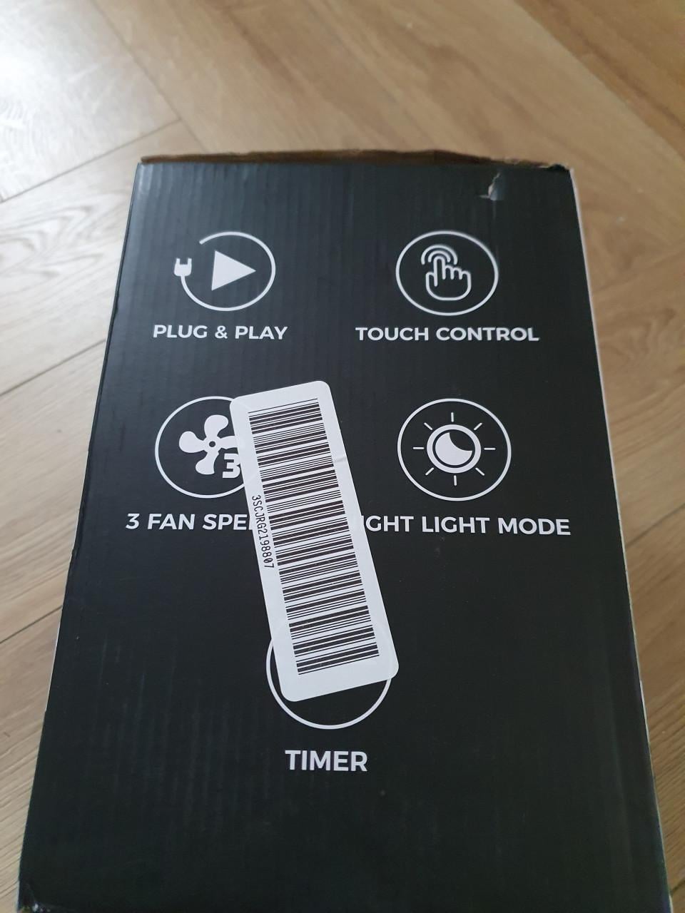 Vonia luchtreiniger met HEPA-filter | tot 40 m² | zwart