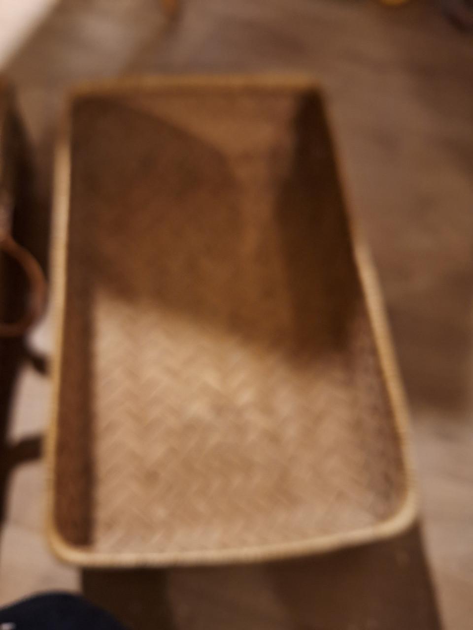 Vintage rotan koffer