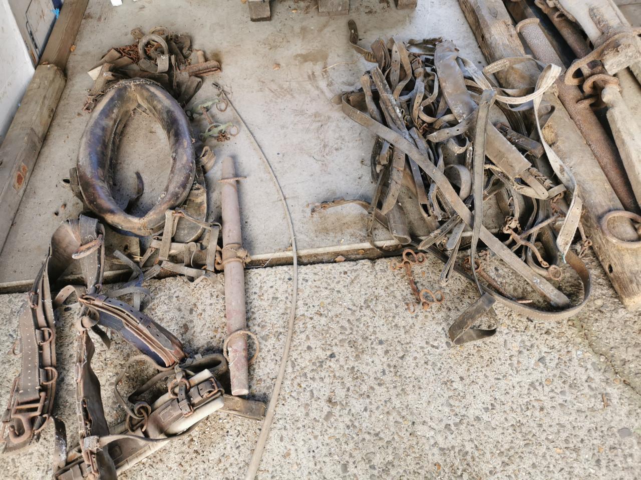 Antieke paarden-garelen