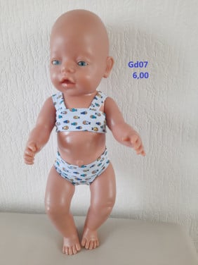 Baby born / babyborn set. Opbrengst KiKa. Poppenkleertjes.