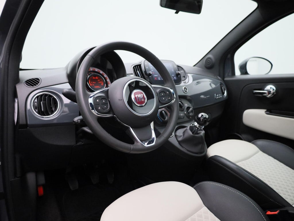 Fiat 500 1.0 hybrid dolcevita | panoramadak | lederen stoelen | airco | cru